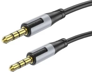 Фото: Кабель BOROFONE BL19 Jack 3.5mm / Jack 3.5mm 1m Black (6941991108310) № 2 | KTC