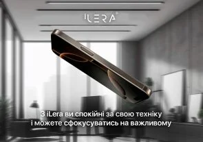 Фото: Захисне скло iLera for Apple iPhone 15 Pro Max - Sapphire Ultra with Glass (ILSPDL15PRMX) № 4 | KTC