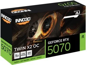 Фото: Відеокарта Inno3D RTX 5070 Twin X2 OC (N50702-12D7X-195064N) № 3 | KTC
