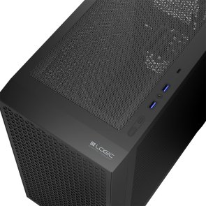 Корпус Logic Concept Dart Pro Mini Black with mesh side panel (AM-DART-PRO-0000-10)