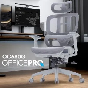 Фото: Крісло OfficePro OC680 Grey (OC680G) № 7 | KTC