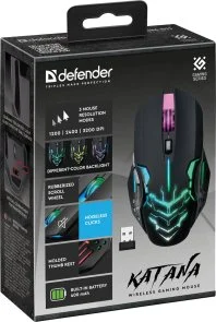 Миша Defender Katana GM-511 Wireless Black (52511)