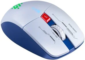 Фото: Миша Defender Tisa GM-126 Wireless White/Blue (52126) № 4 | KTC