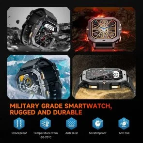 Фото: Смарт годинник Oukitel BT101 Black (6931940739825) № 11 | KTC