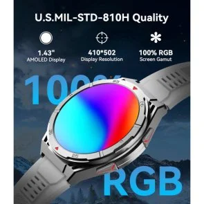 Фото: Смарт годинник Oukitel BT12 Grey (6931940789585) № 3 | KTC