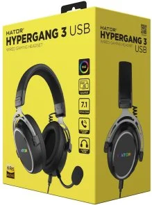 Фото: Гарнітура Hator Hypergang 3 USB Black (ESH50) № 6 | KTC