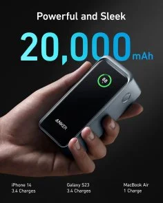 Фото: Батарея універсальна Anker Prime 20000mAh 200W Black (A1336011) № 4 | KTC