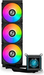 Фото: Система рідинного охолодження Lian-Li Galahad II LCD 360 Black (G89.GA2ALCD36B.00) № 2 | KTC
