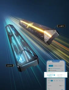 Фото: Настінний світильник Govee H6063 Gaming Wall light Evangelion 8pcs RGBIC Wi-Fi/BT (H6063312) № 5 | KTC