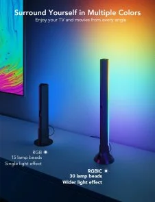Фото: Набір адаптивного підсвічування Govee H6046 Flow Plus Light Bars RGBIC Wi-Fi/BT (H6046311) № 5 | KTC