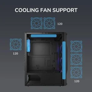 Фото: Корпус Cougar MX110 RGB Black with window № 15 | KTC