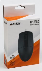 Миша A4tech OP-330S Black (OP-330S USB (Black))