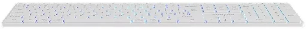 Фото: Клавіатура Canyon HKB-W11 UKR/ENG BT/WL White (CNS-HBTK11W) № 5 | KTC