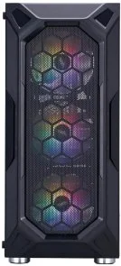 Фото: Корпус 1stPlayer X6-BK-4F1 Black with window № 6 | KTC