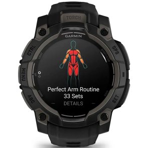 Смарт годинник Garmin Instinct 3 - 45 mm AMOLED Black with Black Band (010-02936-00)
