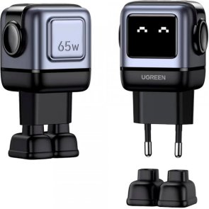 Зарядний пристрій UGREEN CD361 GaN 65W Grey (25685B)