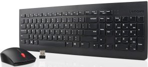 Комплект клавіатура+миша Lenovo 510 Combo UKR Wireless Black (GX31D64836)