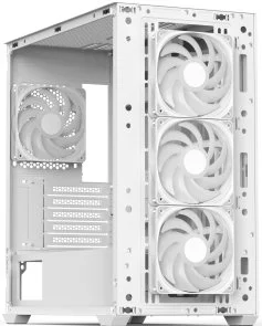Фото: Корпус AeroCool D302A-G-WT-v1 White with window (ACCS-DS04043.21) № 4 | KTC