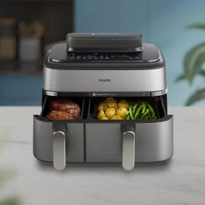 Фото: Мультипіч Philips 5000 Series Dual Basket (NA555/00) № 8 | KTC