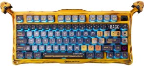 Клавіатура Gravastar Mercury K1 Pro 80key GravaStar x Kailh Speedy Mint Linear Switch WL/BT/USB Battle-Worn Yellow (GSK1PRO_YLW)