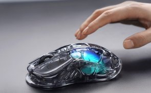 Миша Gravastar Mercury M2 Transparent Black (GRAVASTARM2_XTAL_BLK)