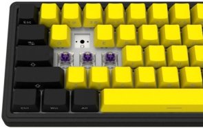 Клавіатура Lorgar KBP70MW Toxic Purple ENG WL/RT/USB Black/Yellow (LRG-KBP70MW-YL-US)