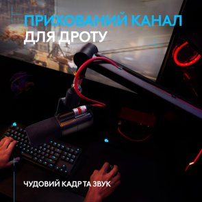 Пантограф Logitech G Compass Premium Broadcast Boom Arm Black (955-000076)
