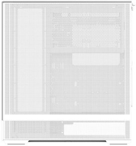 Корпус Zalman P40 Prism White with window (P40PRISMWHITE)