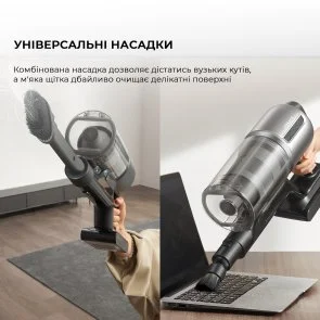 Фото: Ручний бездротовий пилосос Dreame Z30 Aqua Cycle (VZV77B) № 15 | KTC