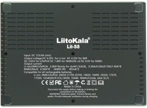 Зарядний пристрій LiitoKala Lii-S8