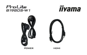 Фото: Монітор iiyama ProLite B1980S-W1 White - 19" TN+Film / 1280×1024 / 75 Гц / Pivot / HAS № 12 | KTC