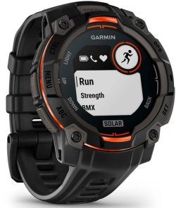Смарт годинник Garmin Instinct 3 - 45 mm Solar Black with Black Band (010-02934-00)