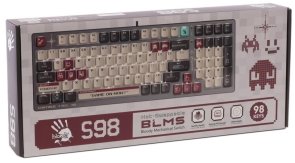 Клавіатура Bloody S98 BLMS Red Plus Switch USB Pixels Red (S98 Pixels Red)