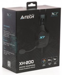 Гарнітура A4tech Tech X7 XH-200 Black
