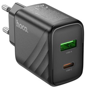Зарядний пристрій Hoco CS23A Sunlight PD QC3.0 30W Black (6942007609944)