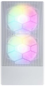 Корпус 1stPlayer X4-M-WH-2F1P-W-1F1-W White with window