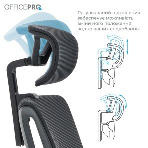 Крісло OfficePro Elegant OC660 Black (OC660-B-B-B)