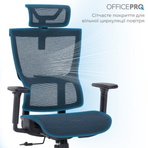 Крісло OfficePro Elegant OC660 Black (OC660-B-B-B)