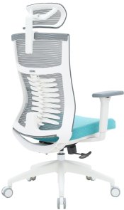 Крісло OfficePro Balance OC550-W-DG-BL White/Dark Gray/Blue