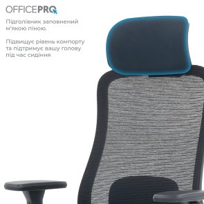 Крісло OfficePro Wave OC670 Black (OC670-B-B-B)