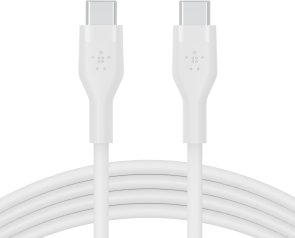 Кабель Belkin BoostCharge Flex 60W Type-C / Type-C 1m Black/White 2 Pack (CAB009BT1MBW2PK)