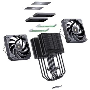 Фото: Кулер для процесора Jonsbo HX6280 Black № 12 | KTC