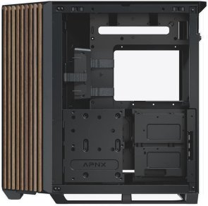 Корпус APNX V1 Black/Wood with window (APCM-VI01103.11)