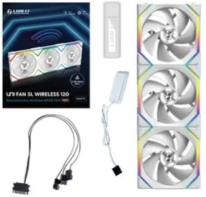 Фото: Кулер Lian-Li Uni Fan SL Wireless 120 3pcs White (G99.12SL1W3W.00) № 3 | KTC