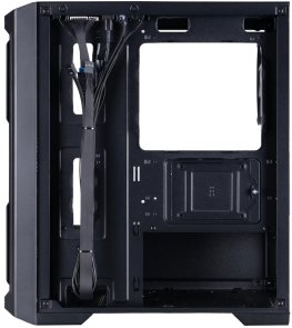 Корпус 1stPlayer H2-BK-4F7 Black with window