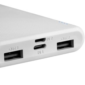 Батарея універсальна Canyon PB-108 10000mAh White (CNE-CPB1008W)