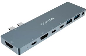 USB-хаб Canyon 8in1 DS-8 Dark Gray (CNS-TDS08DG)