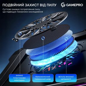 Підставка для ноутбука GamePro CP950 Black