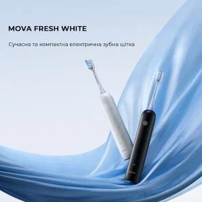 Фото: Електрична зубна щітка Mova Fresh Black + Travel case (ATB13A-BK) № 2 | KTC