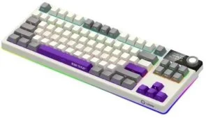 Фото: Клавіатура Lorgar KBP70TKLW Toxic Purple ENG WL/RT/USB Beige (LRG-KBP70TKLW-RT-US) № 3 | KTC